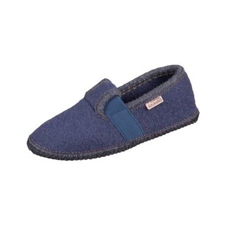 Kitzbuehel  Pantoffeln Kinder 4660 0568 media blue Wolle 4660 0568