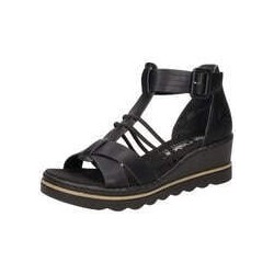 Rieker Keilsandale Damen schwarz|schwarz|schwarz|schwarz|schwarz|schwarz|schwarz|schwarz