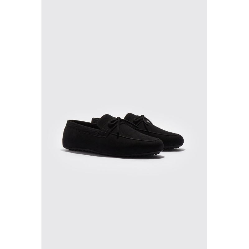 Schuhe aus Wildlederimitat - Schwarz - 42, Schwarz
