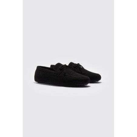 Schuhe aus Wildlederimitat - Schwarz - 42, Schwarz