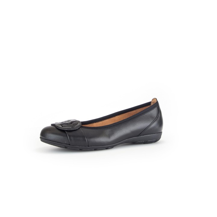 Ballerinas schwarz Gabor Fashion sportliche Ballerinas 44.1 42