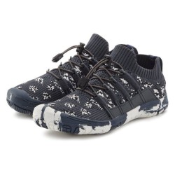 Venice Beach Badeschuh, Slipper, Wasserschuh Aquaschuh mit elastischen Bändern für schnelles Reinschlüpfen, Unisex VEGAN