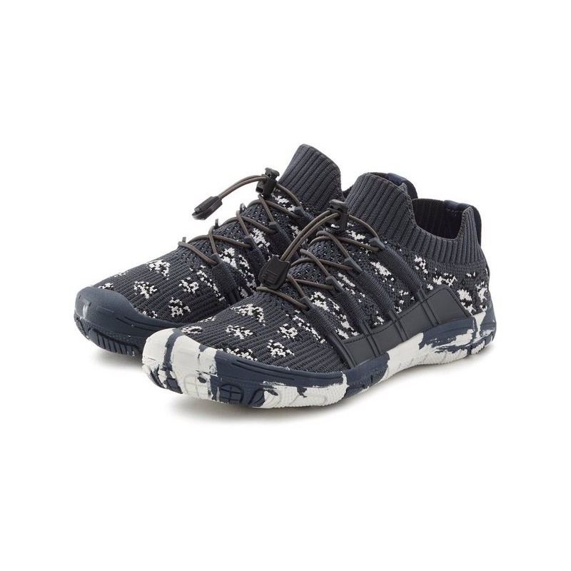 Venice Beach Badeschuh, Slipper, Wasserschuh Aquaschuh mit elastischen Bändern für schnelles Reinschlüpfen, Unisex VEGAN