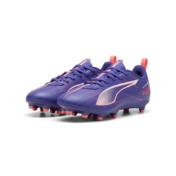 PUMA ULTRA 5 PLAY FG/AG Jr LAPIS LAZULI-PUMA WHITE-SUNSET Fußballschuh