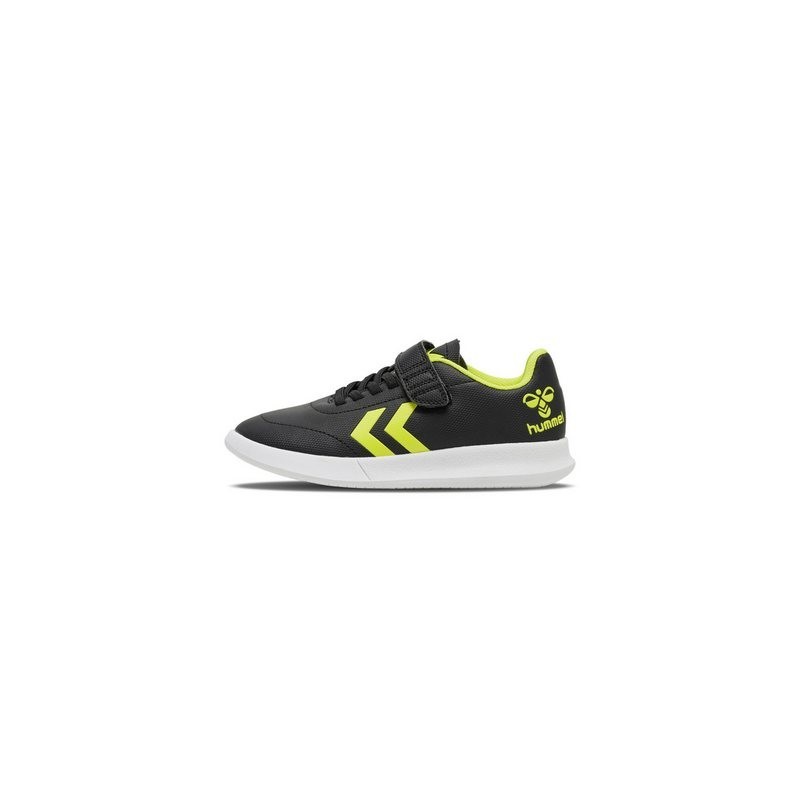 hummel TOP STAR I.N. JR BLACK/YELLOW Hallenschuh