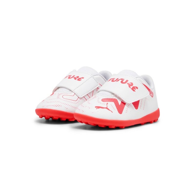 PUMA FUTURE PLAY TT V Inf PUMA WHITE-FIRE ORCHID Hallenschuh