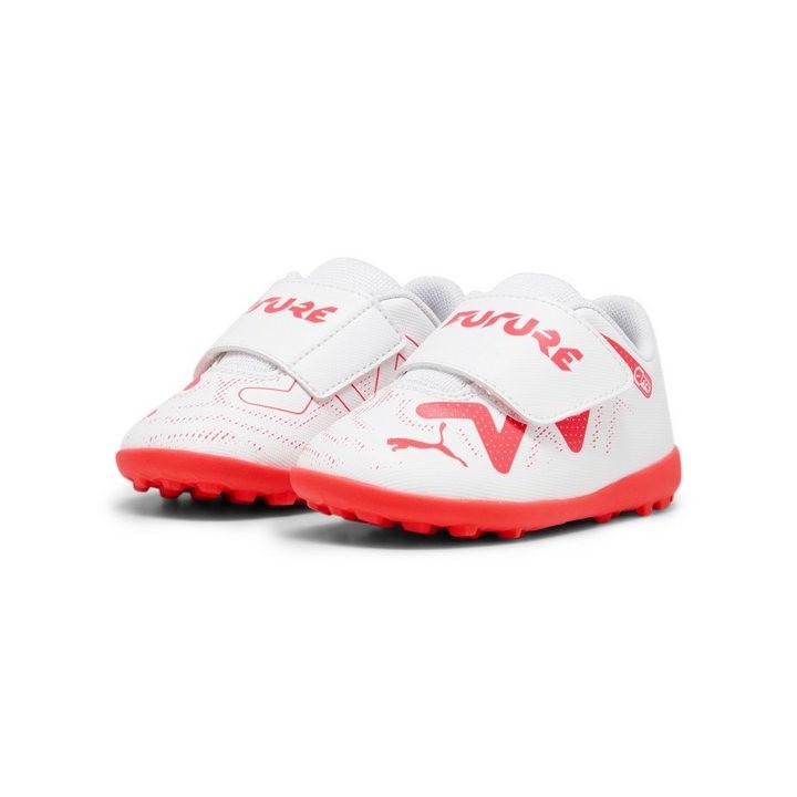 PUMA FUTURE PLAY TT V Inf PUMA WHITE-FIRE ORCHID Hallenschuh