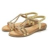 Vivance Sandale »Sandalette, Sommerschuh,«, mit Glitzer Verzierungen und elastischen Riemchen