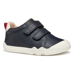 Geox Sneaker »B STEPPIEUP BOY«, Barfußschuh, Babyschuh, Klettschuh mit Lederinnenausstattung