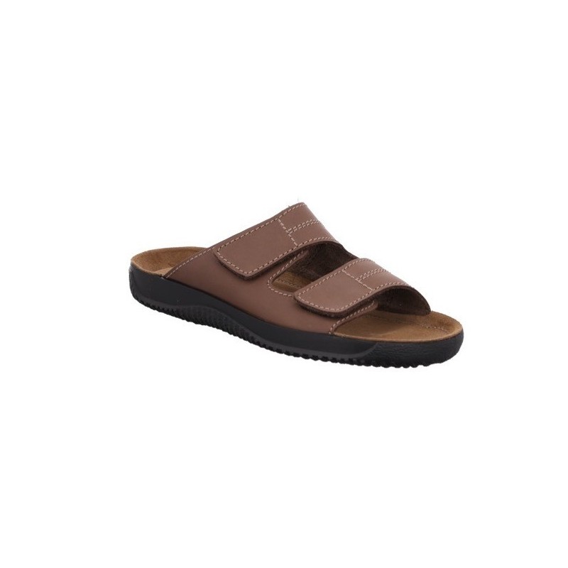 Rohde Pantolette »Soltau-H«, Sommerschuh, Schlappen, Hausschuh mit Klettverschlüssen