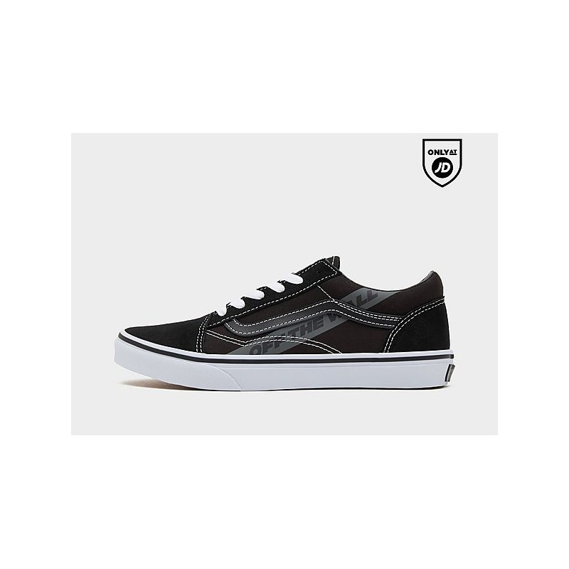 Vans Old Skool Tape Kinder - Black, Black