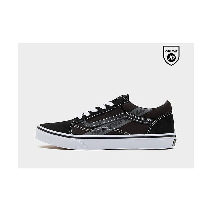 Vans Old Skool Tape Kinder - Black, Black