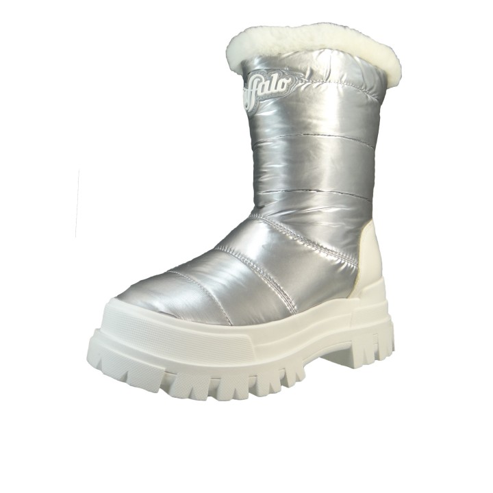 Damen Stiefel Stiefel Aspha Snow Vegan 1622331 Silberfarben ... 42