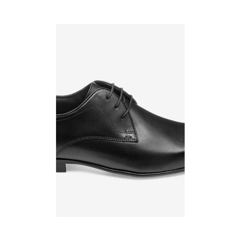 Next Unifarbene Derby-Schuhe aus Leder Schnürschuh (1-tlg)