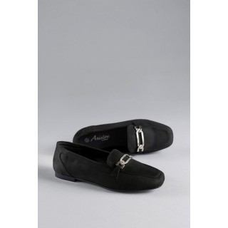 Aniston SHOES Loafer, Slipper, Schlupfschuh, Flat, Schmuckspange - NEUE KOLLEKTION