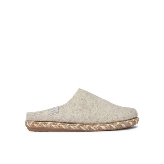 Toni Pons Hausschuhe Deli-Fp Ecru Hallenschuh