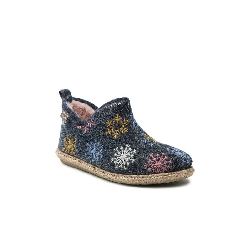 Toni Pons Hausschuhe Duna-Cp Navy Hallenschuh