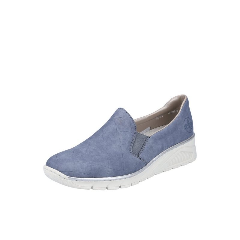 Rieker Rieker Damen Slipper N3363-10 lightblue Slipper