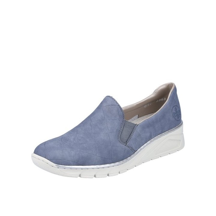 Rieker Rieker Damen Slipper N3363-10 lightblue Slipper