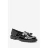 Next Forever Comfort Quastenslipper aus Lack –Extraweit Loafer (1-tlg)